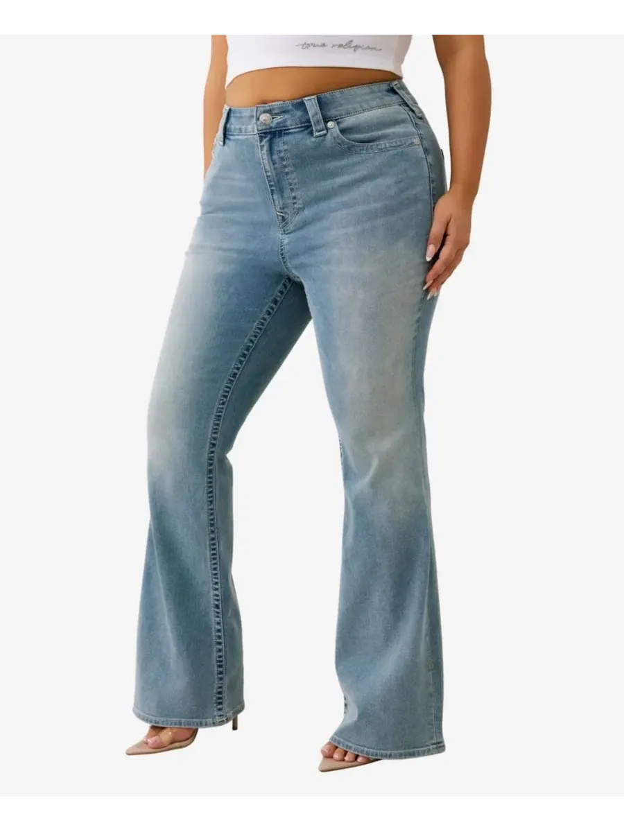 Джинсы Becca Bootcut Mid-Rise больших размеров True Religion — изображение 2 из 3
