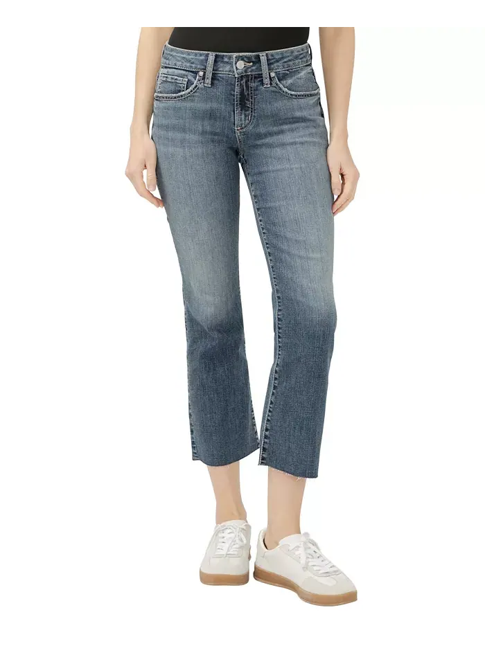 Женские джинсы Suki Curvy Fit Flare со средней посадкой Silver Jeans Co. — изображение 1 из 4