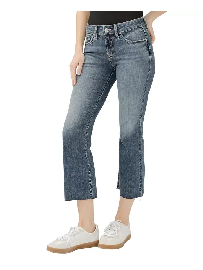 Женские джинсы Suki Curvy Fit Flare со средней посадкой Silver Jeans Co. — изображение 3 из 4