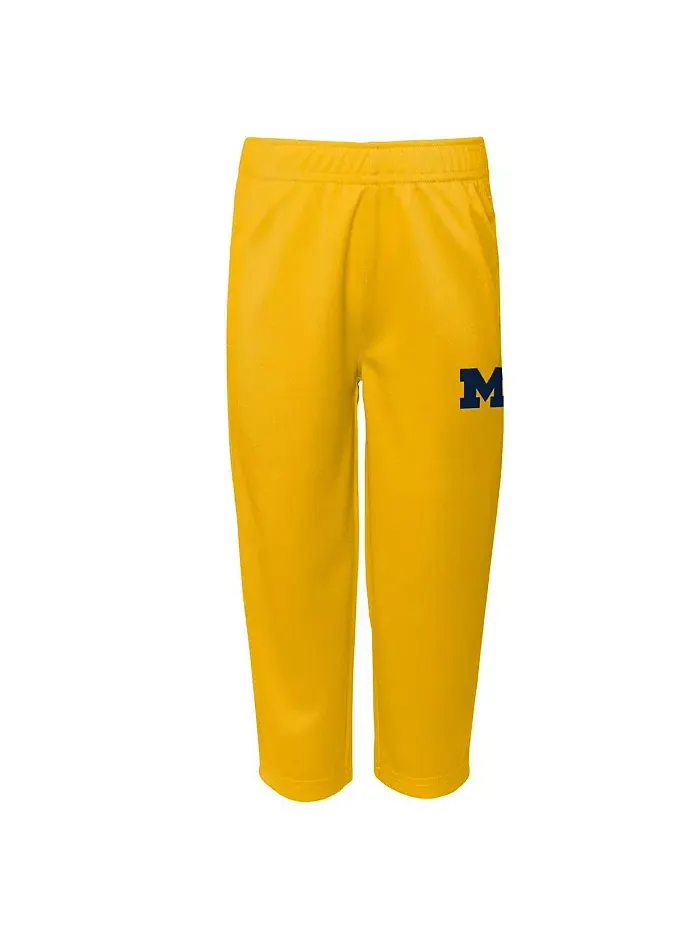Комплект из двух предметов: топ и брюки темно-синего цвета Michigan Wolverines Red Zone для больших — изображение 2 из 4