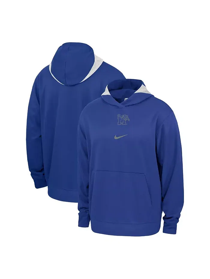 Мужская баскетбольная толстовка с капюшоном Spotlight Performance Royal Memphis Tigers Nike — изображение 1 из 3