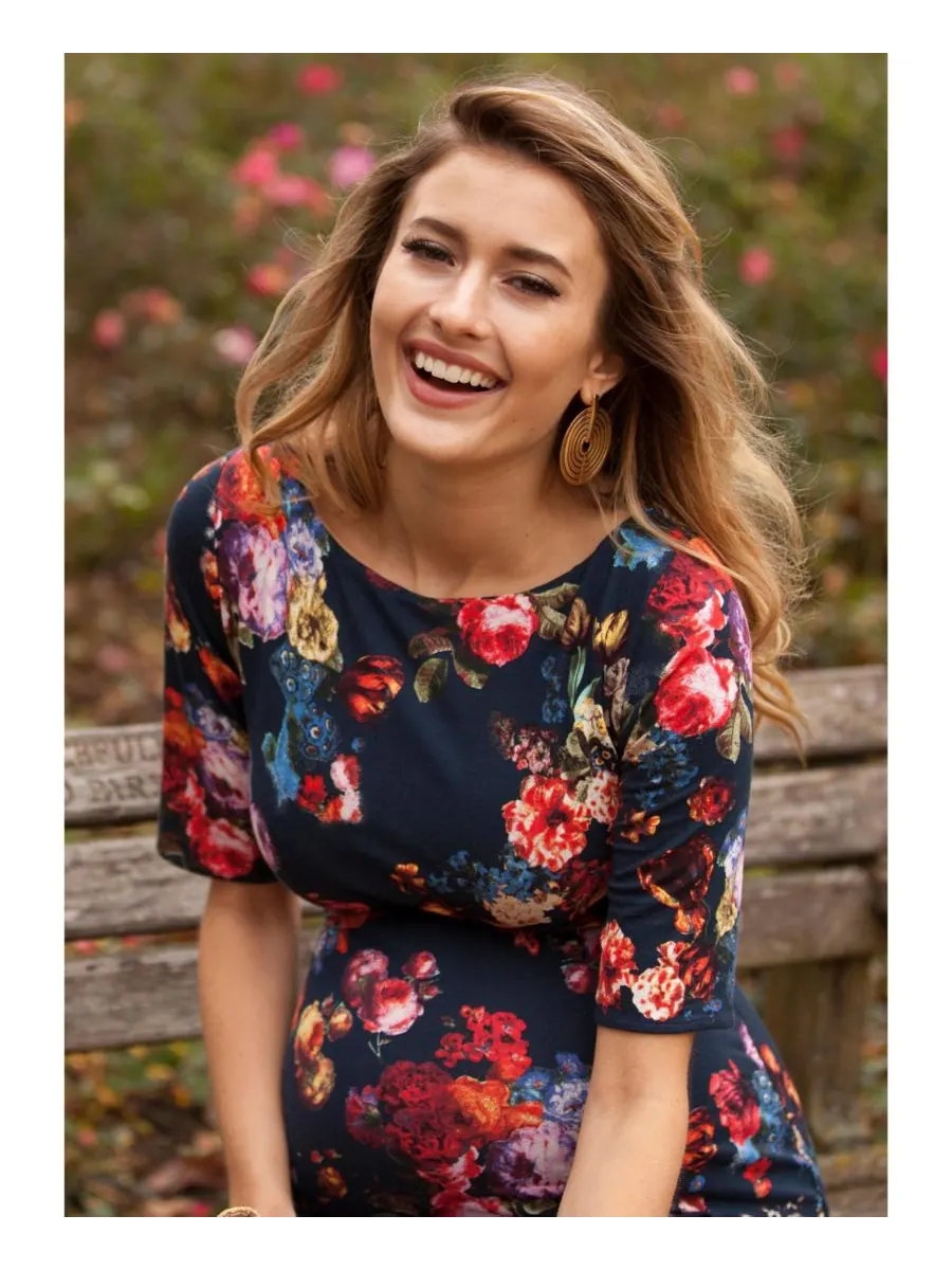 Платье-футляр Tiffany Rose Anna для беременных Tiffany Rose Maternity, Midnight garden — изображение 7 из 8