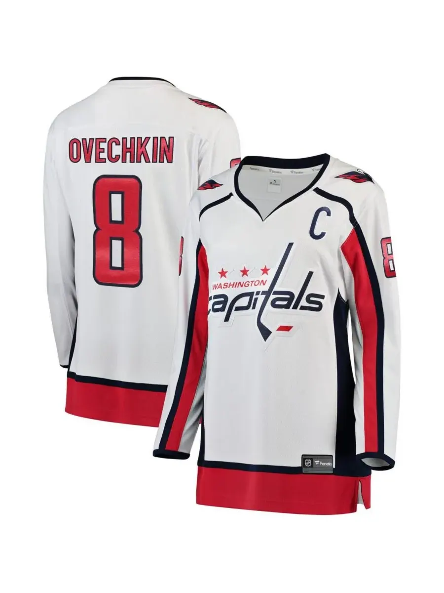 Fanatics Женская белая футболка Александра Овечкина Washington Capitals Breakaway Player Jersey — изображение 1 из 3, белый