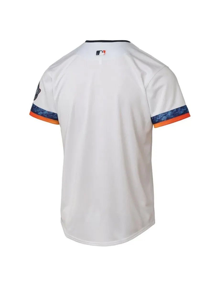 Nike Большая детская белая футболка Houston Astros 2025 City Connect Limited — изображение 2 из 3, белый