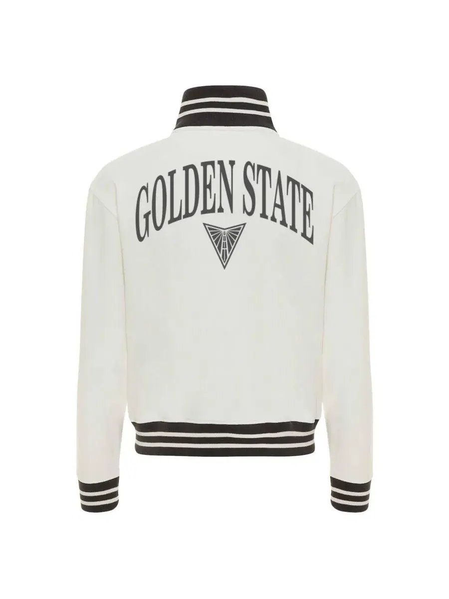 Женская куртка-бомбер с принтом Golden State Valkyries Sportiqe — изображение 2 из 3, бежевый