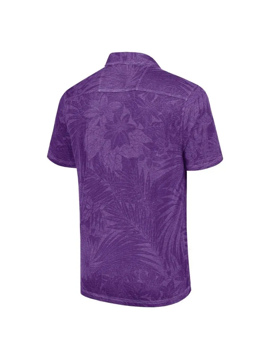 Tommy Bahama Мужская фиолетовая спортивная рубашка поло Santiago Paradise с символикой Minnesota — изображение 2 из 3