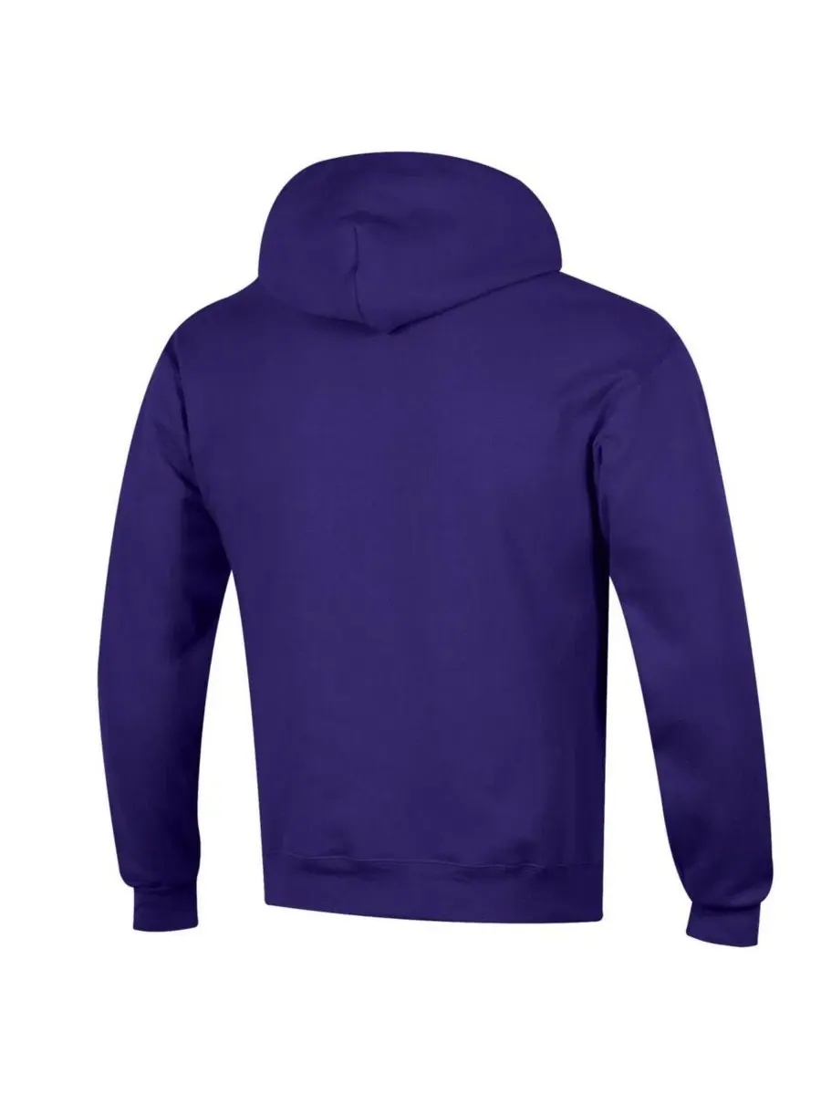 Толстовка на молнии с капюшоном LSU Tigers Arch Over Logo Champion — изображение 2 из 3, фиолетовый