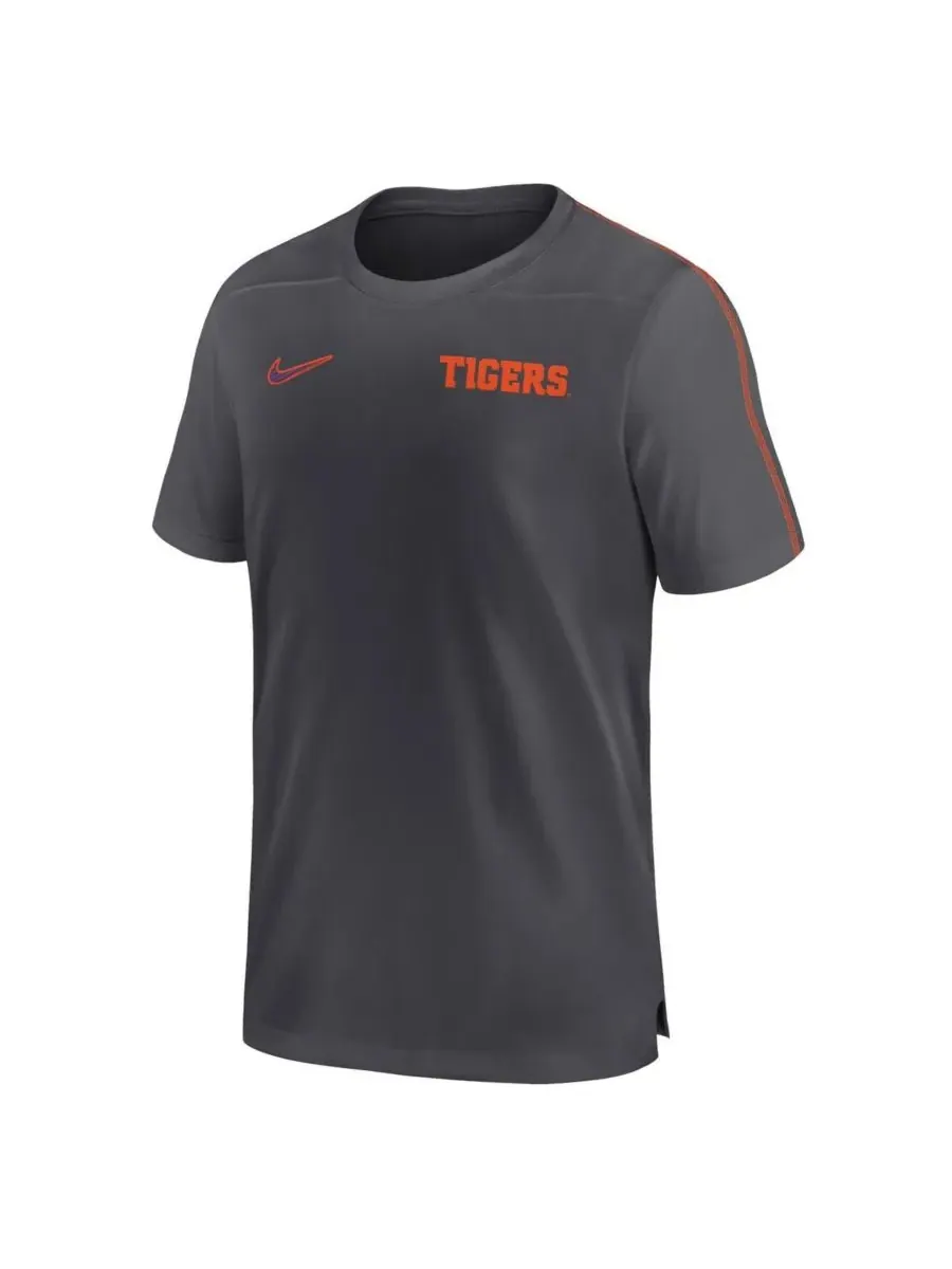 Мужская футболка тренера и тренера команды Clemson Tigers 2024 года Nike — изображение 2 из 5, оранжевый