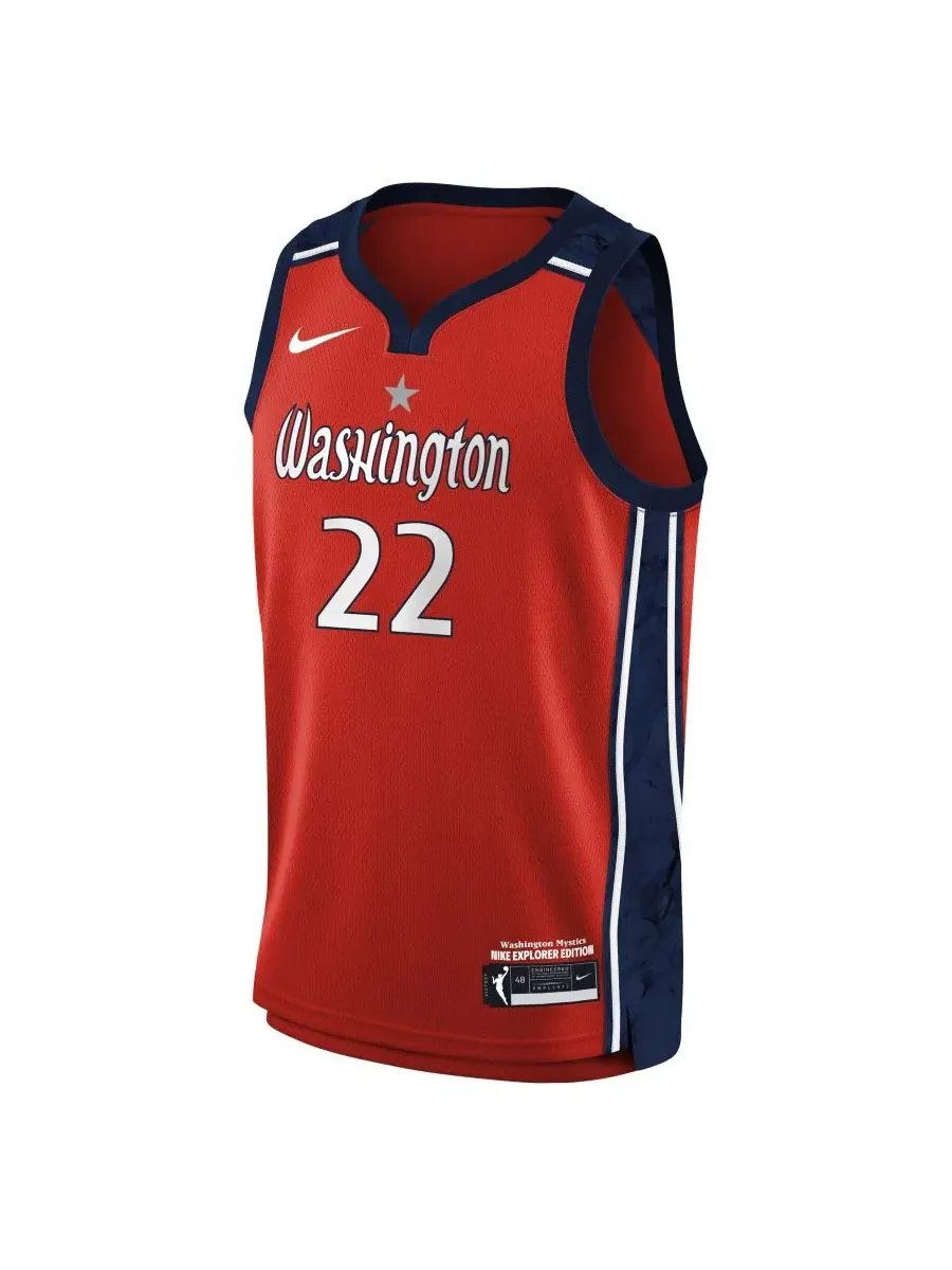 Детская футболка Nike Sonia Citron Washington Mystics Explorer Edition — изображение 2 из 3, красный