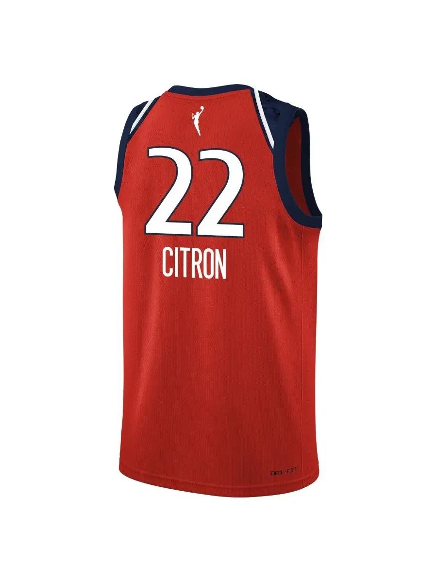 Детская футболка Nike Sonia Citron Washington Mystics Explorer Edition — изображение 3 из 3, красный