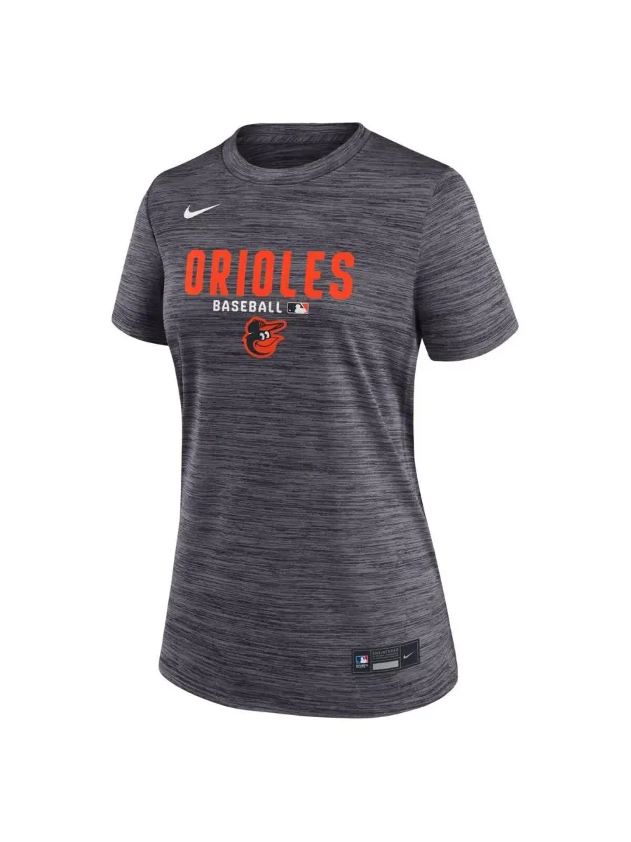 Футболка с коротким рукавом с принтом Baltimore Orioles Nike — изображение 2 из 4, черный