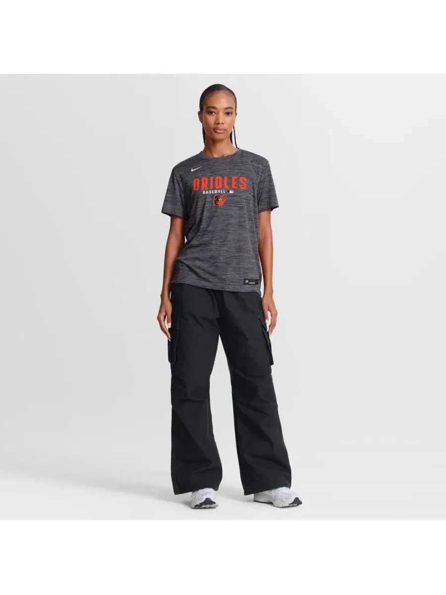 Футболка с коротким рукавом с принтом Baltimore Orioles Nike — изображение 3 из 4, черный