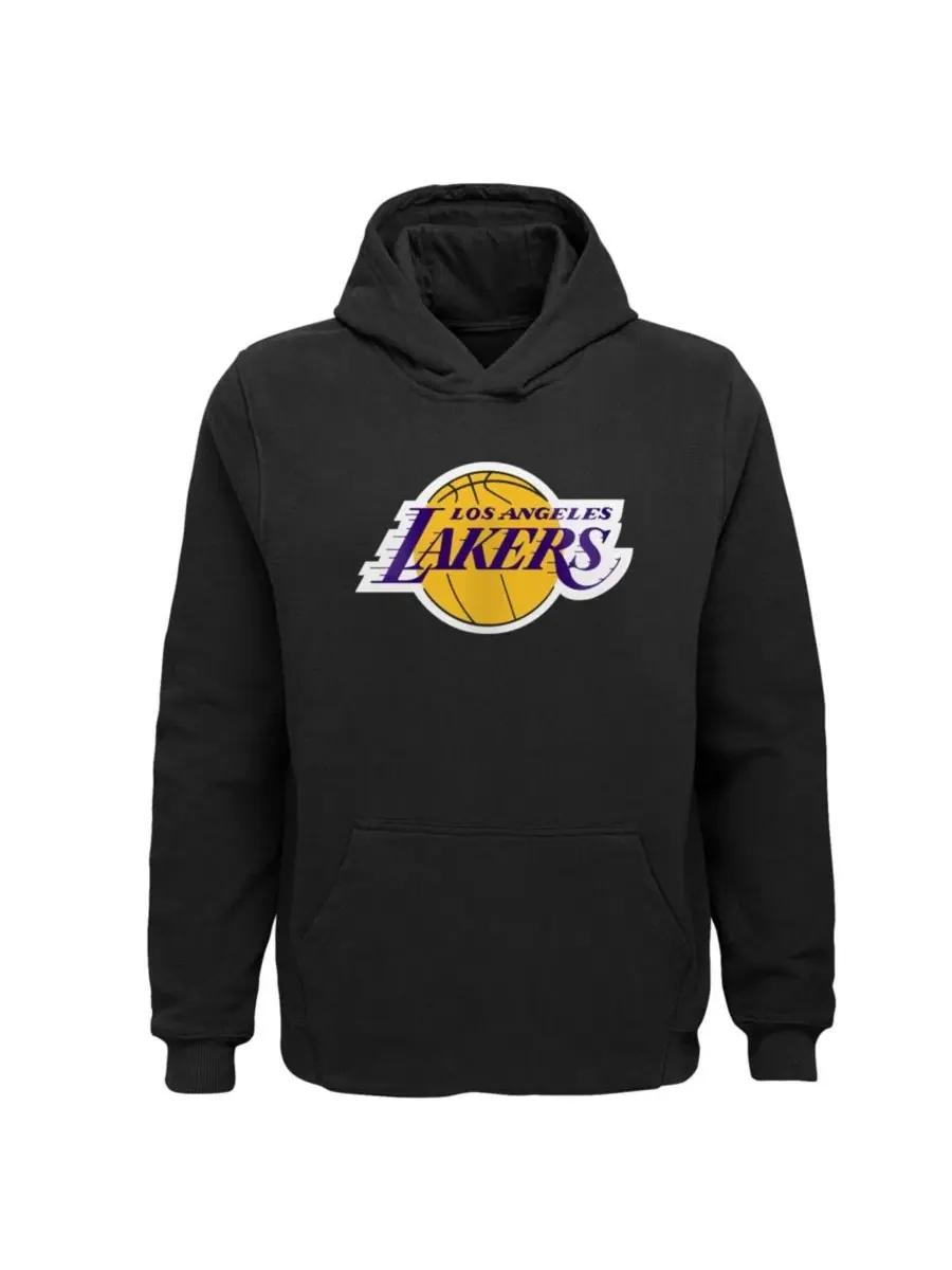 Толстовка с капюшоном Los Angeles Lakers Primary Logo Outerstuff — изображение 1 из 1, черный