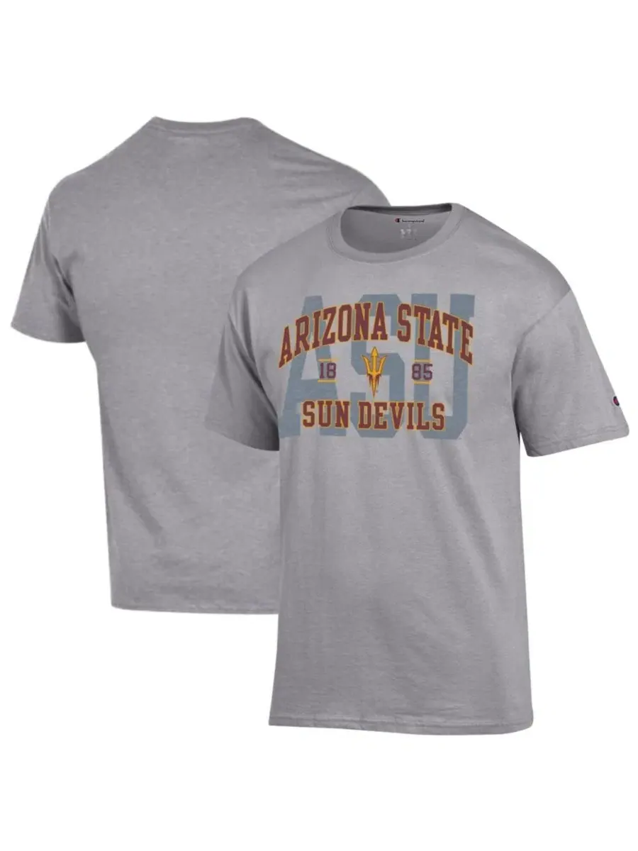 Футболка с принтом Arizona State Sun Devils Varsity Champion — изображение 1 из 3, серый