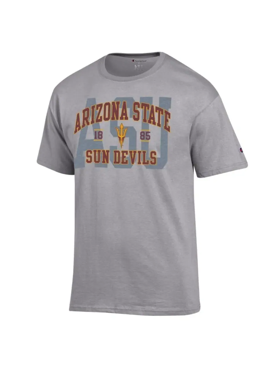 Футболка с принтом Arizona State Sun Devils Varsity Champion — изображение 3 из 3, серый