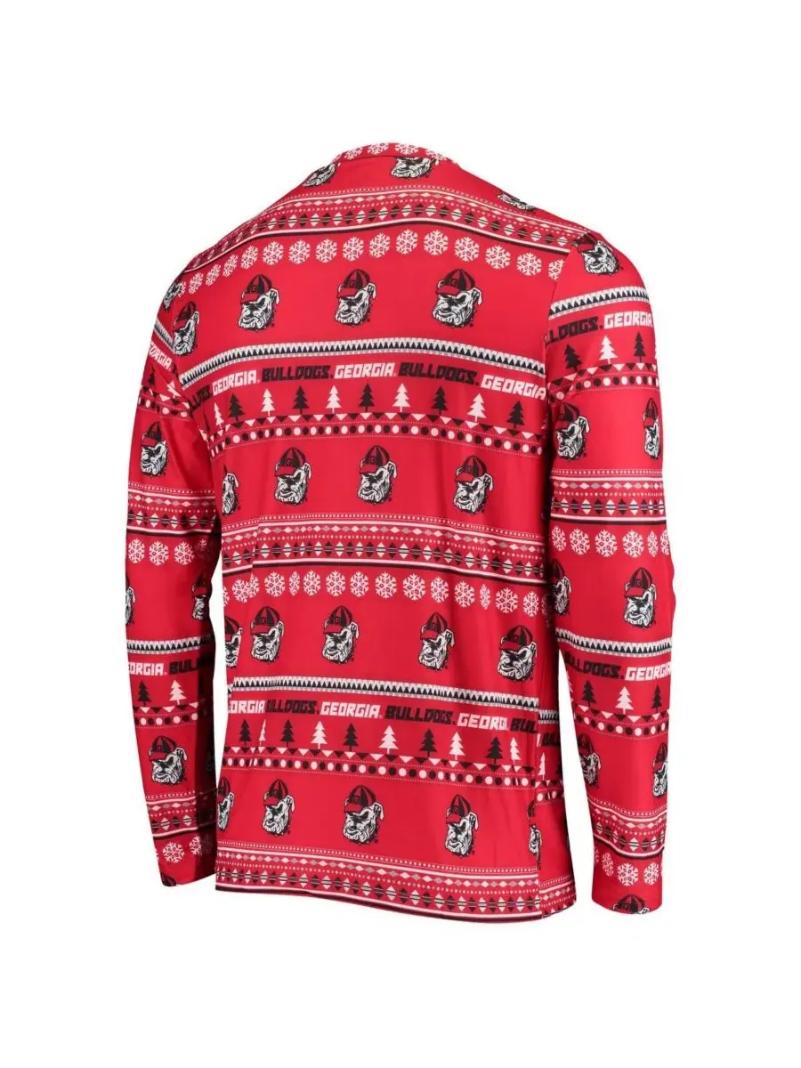 Concepts Sport Мужской красный вязаный свитер с длинными рукавами и брюки с символикой команды — изображение 6 из 8