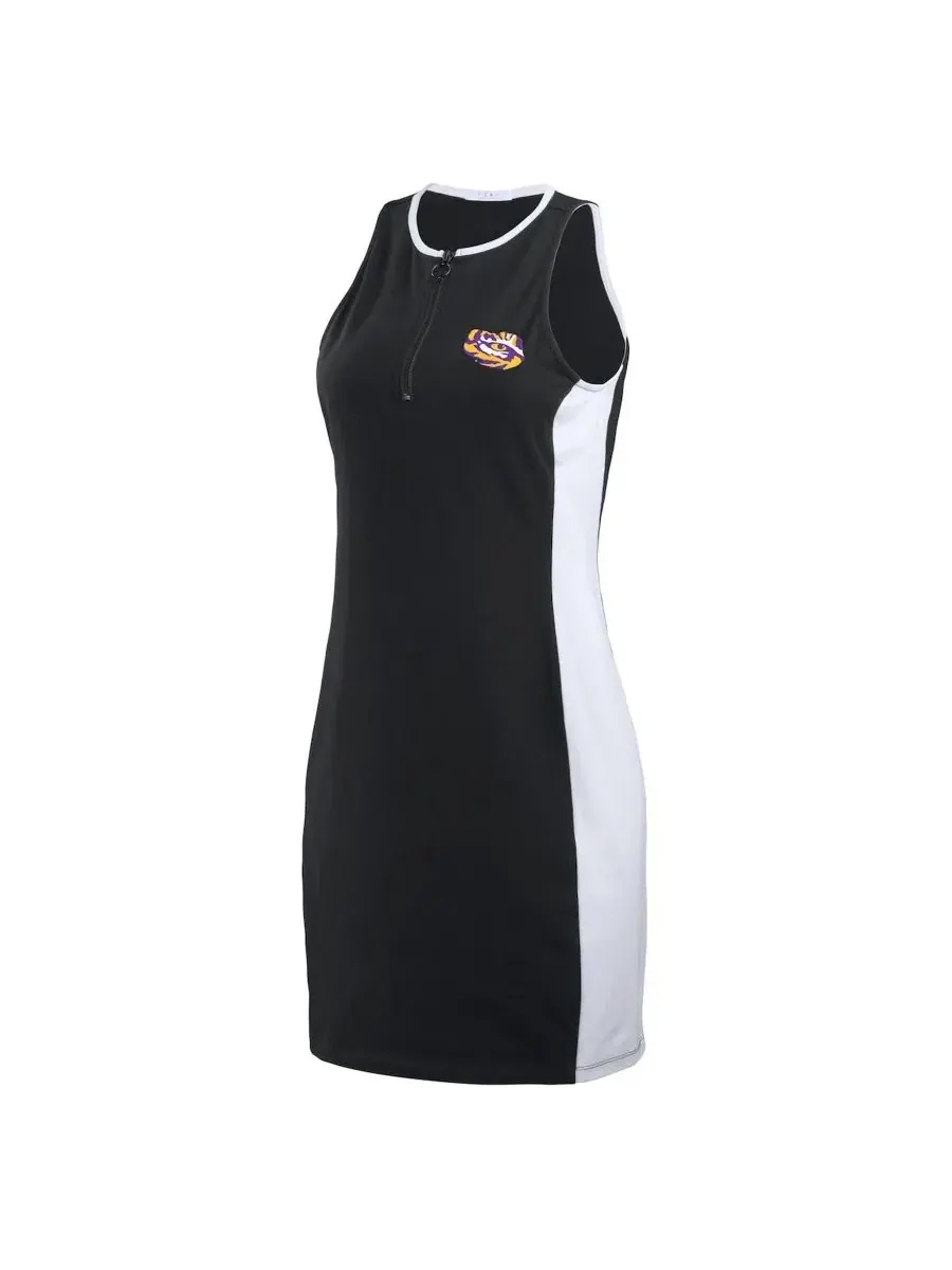 Платье-трапеция без рукавов с принтом LSU Tigers WEAR by Erin Andrews — изображение 2 из 4, черный