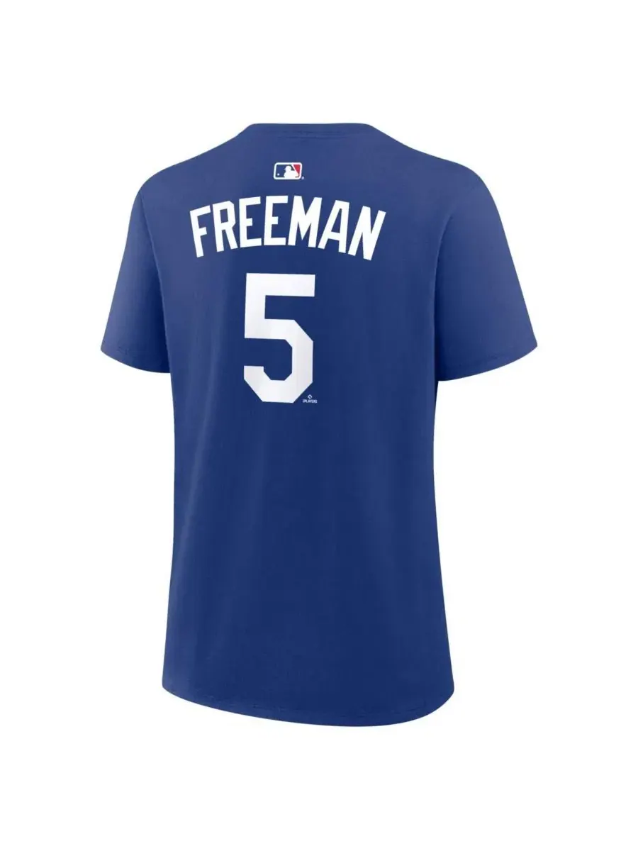 Футболка-джерси с именем и номером Freddie Freeman Nike — изображение 3 из 3, королевский