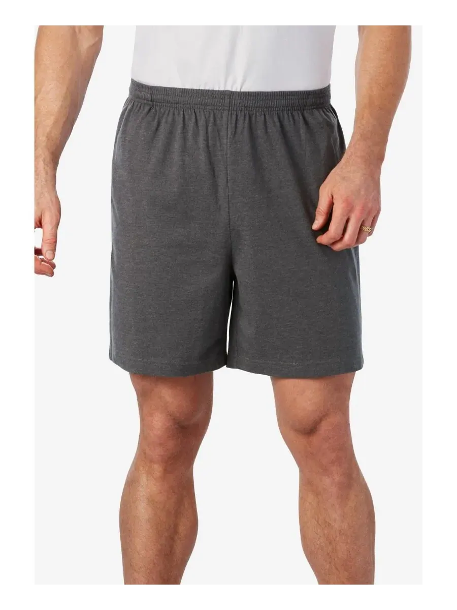 Комплект из 3 легких трикотажных шорт больших размеров KingSize, Assorted Tonal — изображение 3 из 4