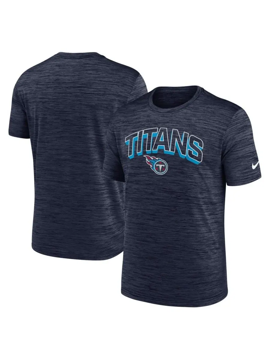 Nike Мужская темно-синяя футболка Tennessee Titans Velocity Performance — изображение 1 из 3, темно-синий