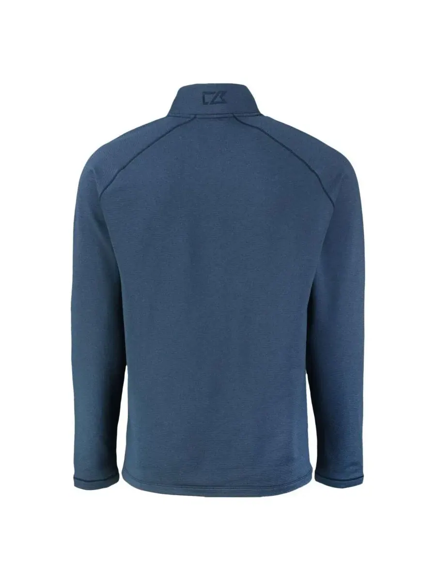 Мужская флисовая куртка Peshastin Eco Fleece цвета «Хизер» темно-синего цвета с рукавами реглан и — изображение 3 из 3