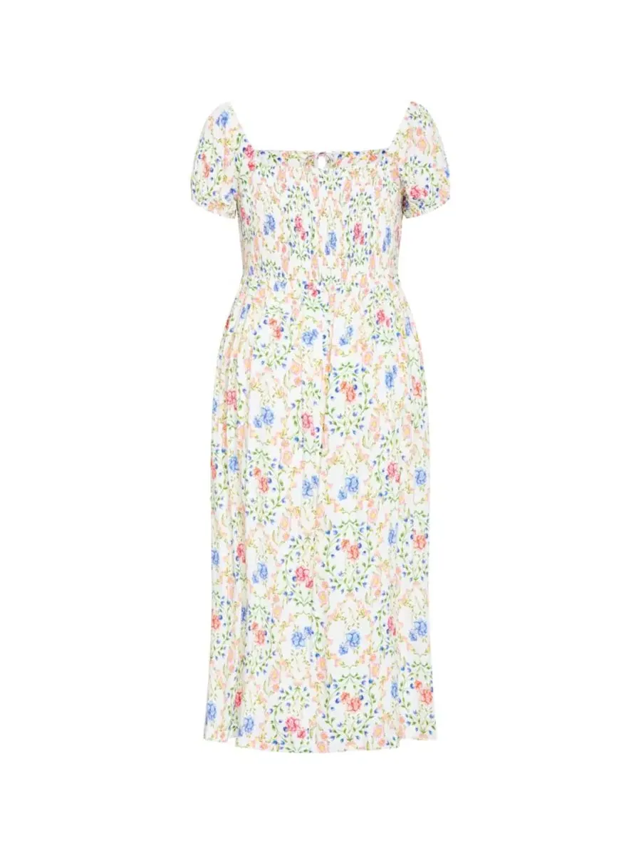 Женское длинное платье Abbie с короткими рукавами и принтом в виде букета CITY CHIC, Coastal Bouquet — изображение 5 из 5
