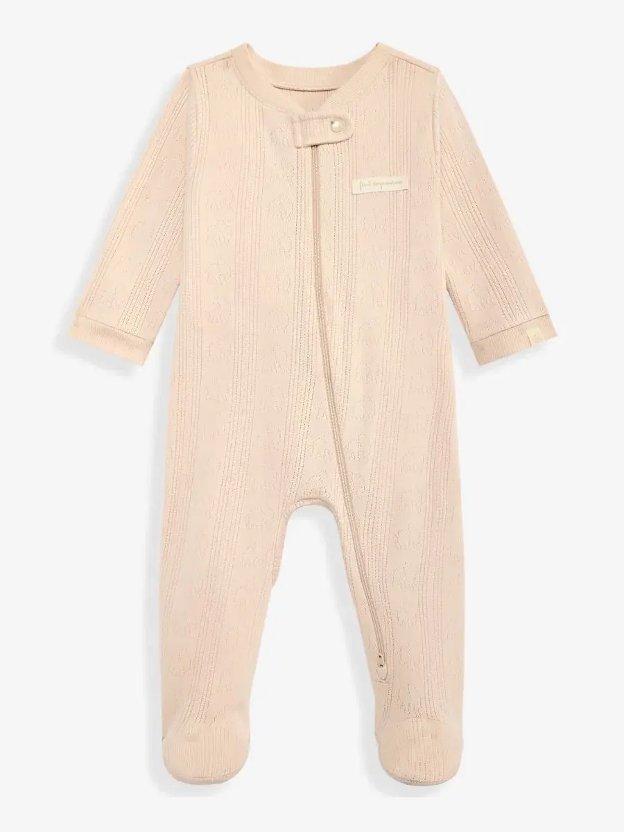 Детский комбинезон Everyday Baby Essentials для мальчиков из хлопка с ажурной отделкой и — изображение 1 из 4