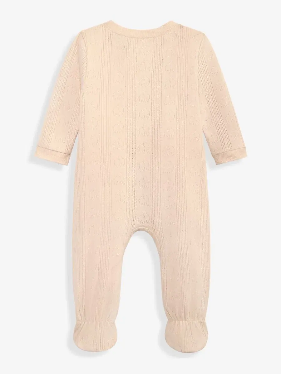 Детский комбинезон Everyday Baby Essentials для мальчиков из хлопка с ажурной отделкой и — изображение 3 из 4
