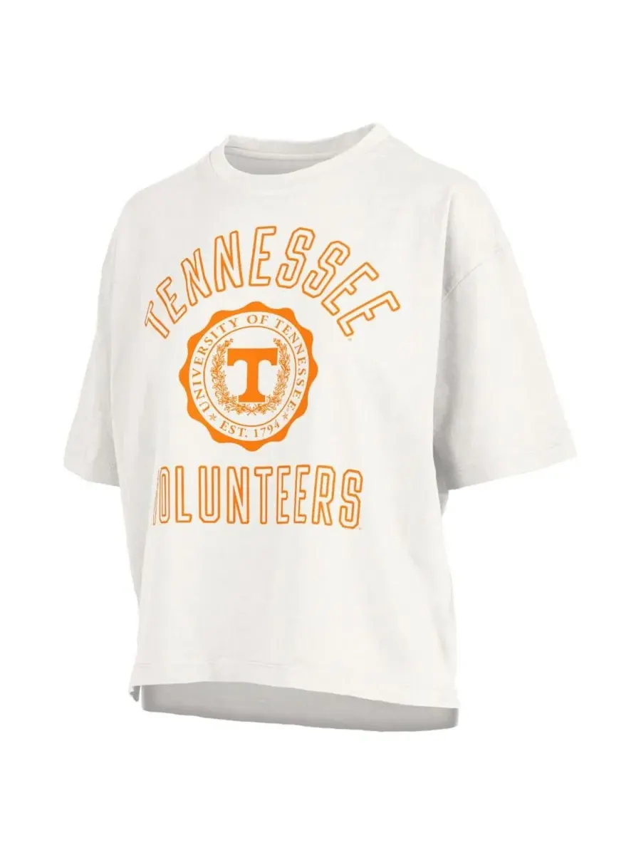 Футболка оверсайз с принтом Tennessee Volunteers Motley Crew Pressbox — изображение 2 из 3, белый