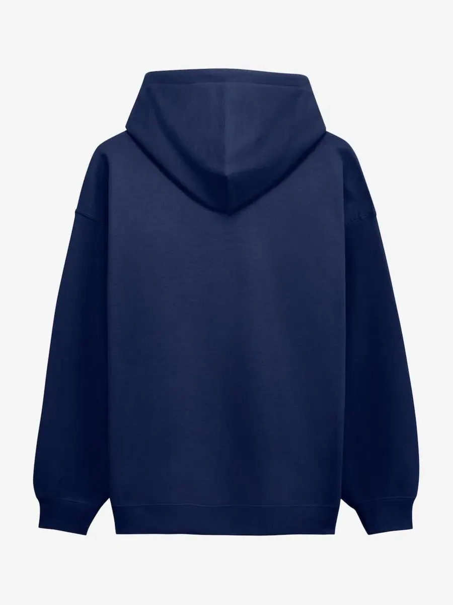Худи мужское с капюшоном и флисовой тканью Heart Soul Logo Athletic — изображение 2 из 2, темно-синий