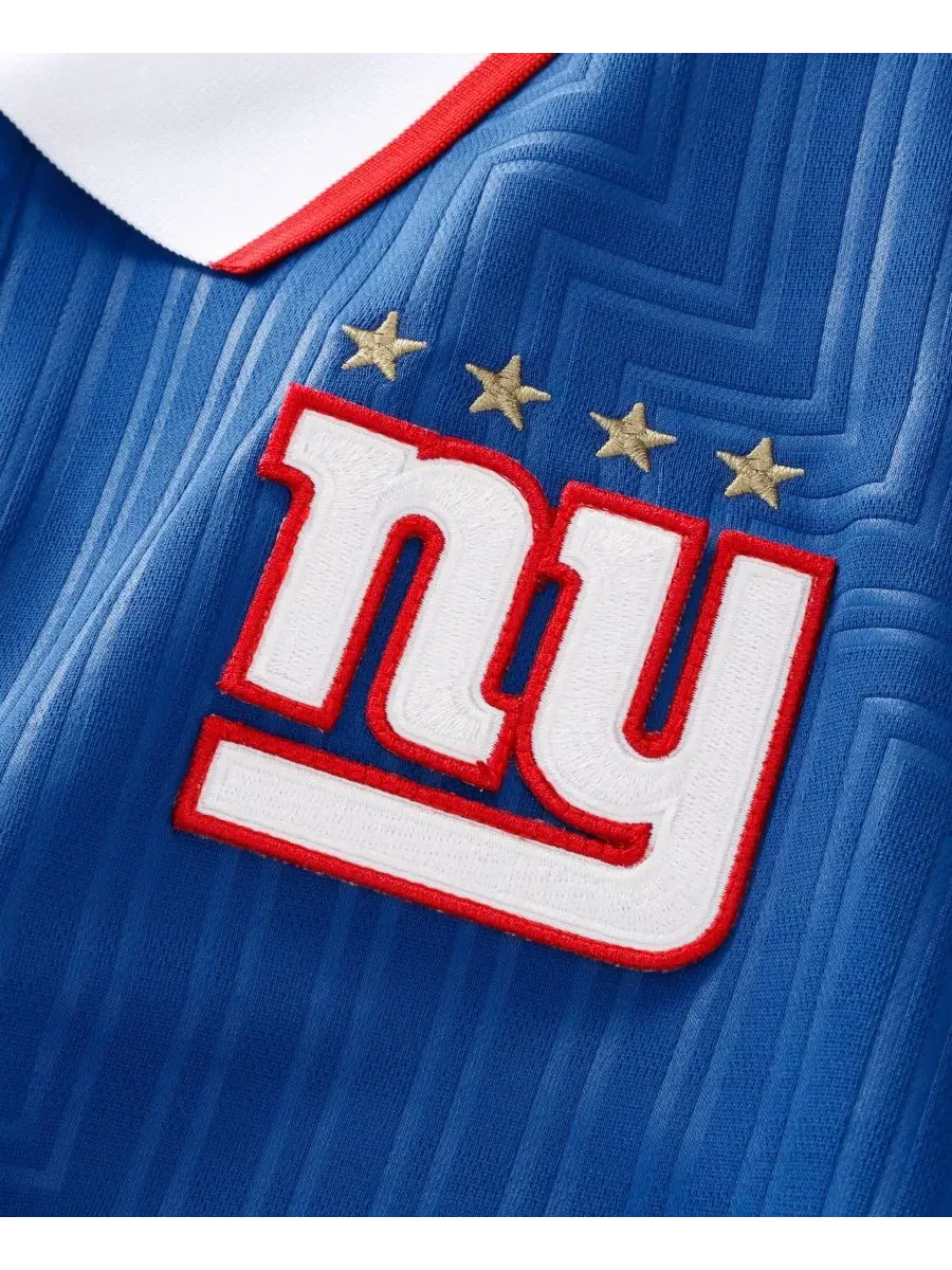 Футболка-поло с воротником Football x Football, New York Giants Fanatics — изображение 3 из 5, королевский