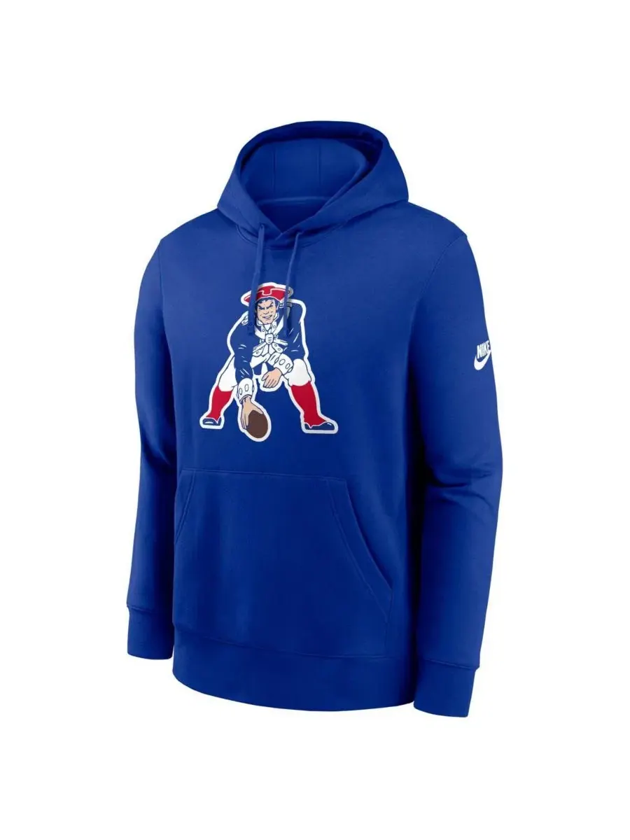 Толстовка с капюшоном Nike с принтом New England Patriots — изображение 2 из 3, королевский