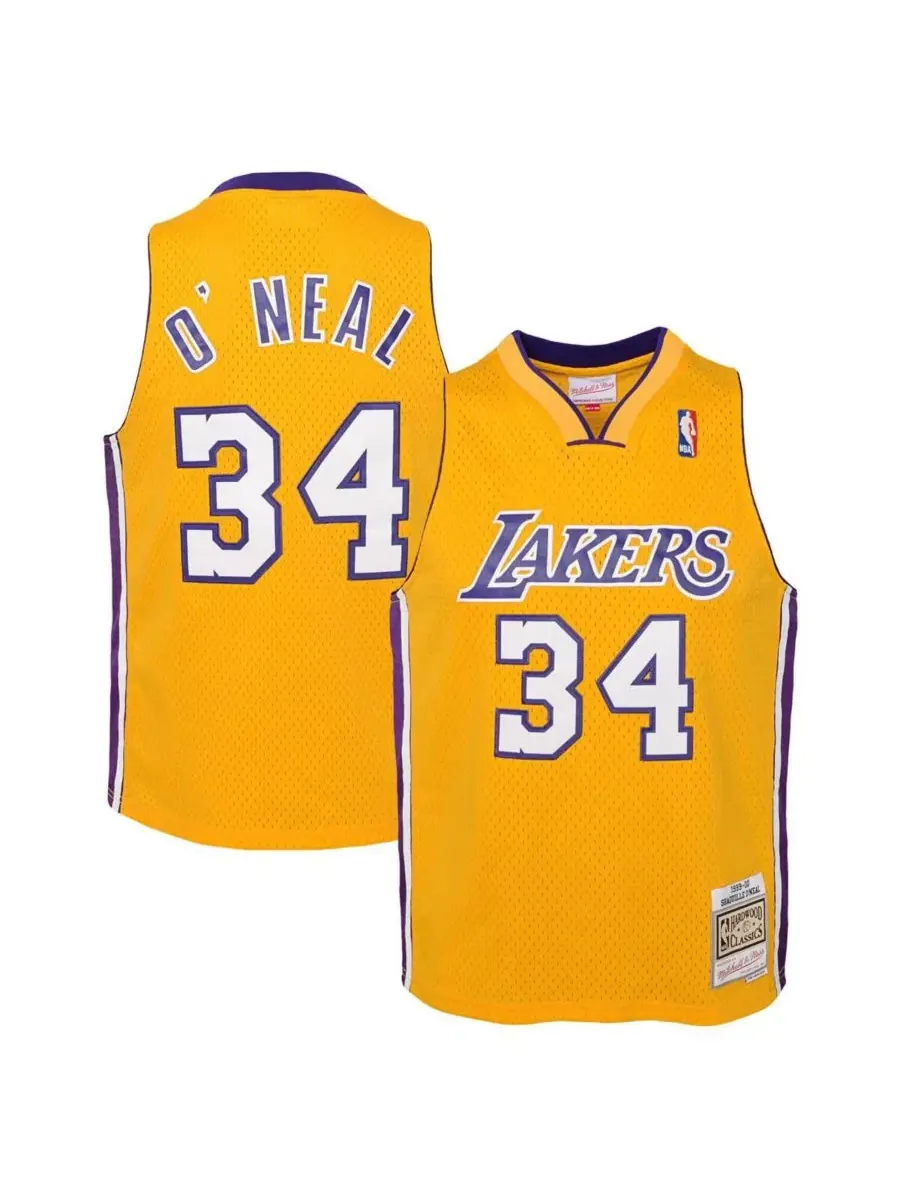 Баскетбольная джерси Shaquille O'Neal Los Angeles Lakers Mitchell & Ness — изображение 1 из 3, золото