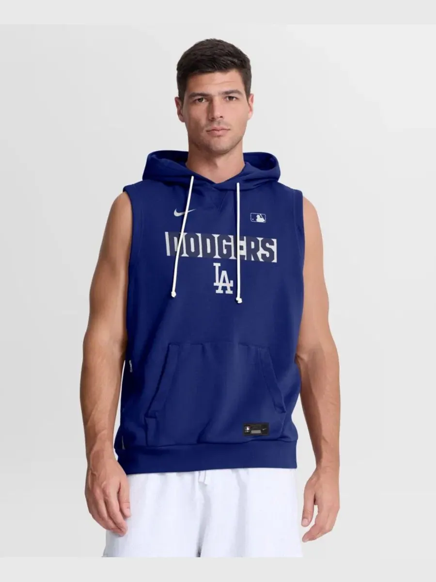 Худи без рукавов с капюшоном Standard Issue Dri-FIT Nike — изображение 1 из 4, королевский