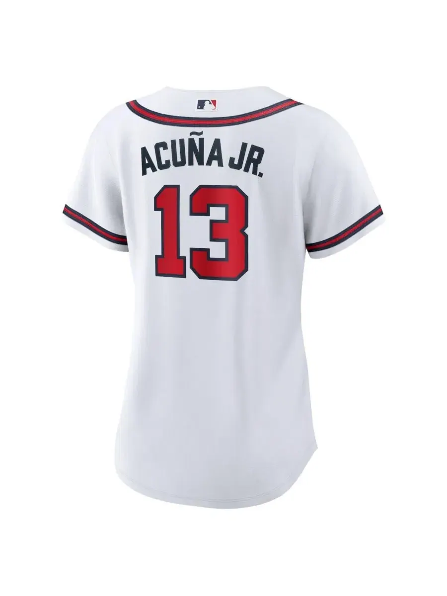 Джерси Nike Atlanta Braves Рональд Акунья — изображение 3 из 3, белый