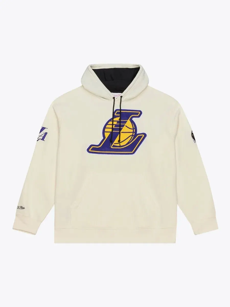 Худи из флиса с цепным стежком, модель Hardwood Classics Mitchell & Ness — изображение 1 из 5, бежевый