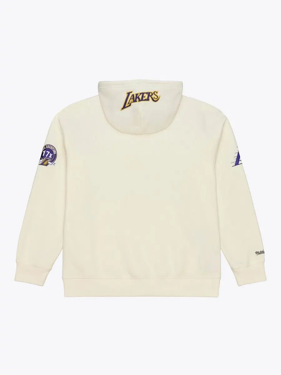 Худи из флиса с цепным стежком, модель Hardwood Classics Mitchell & Ness — изображение 5 из 5, бежевый