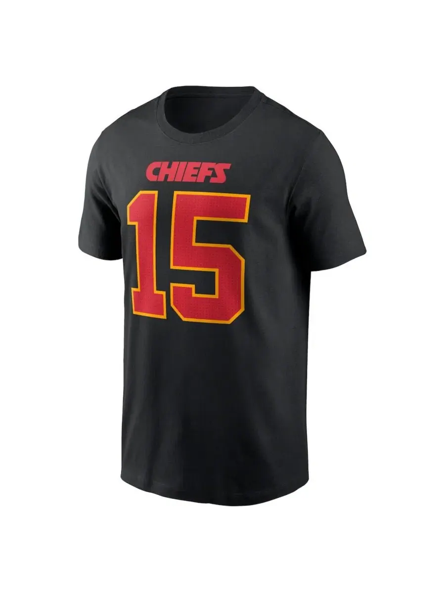 Футболка с длинным рукавом Patrick Mahomes Nike — изображение 2 из 3, черный