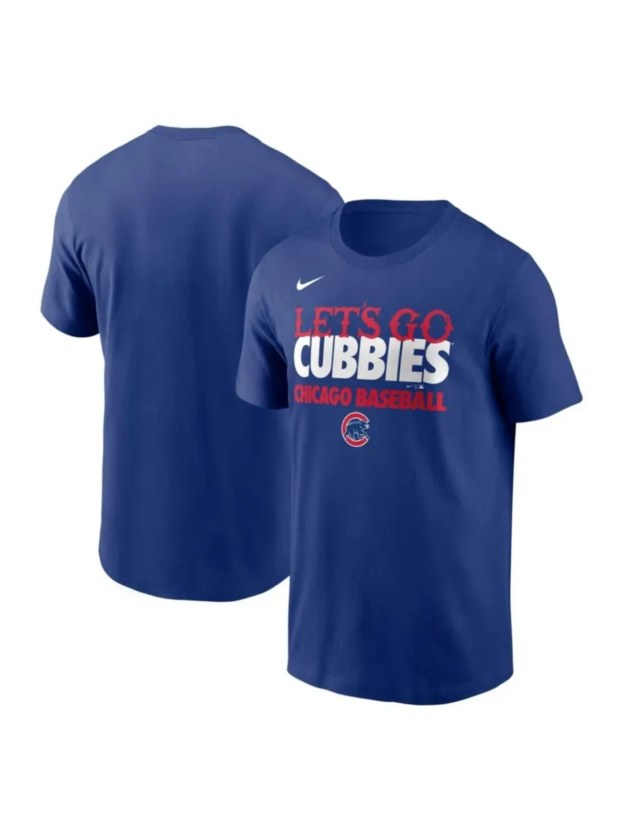 Футболка Nike Chicago Cubs City Connect Handwriting Club — изображение 1 из 3, королевский