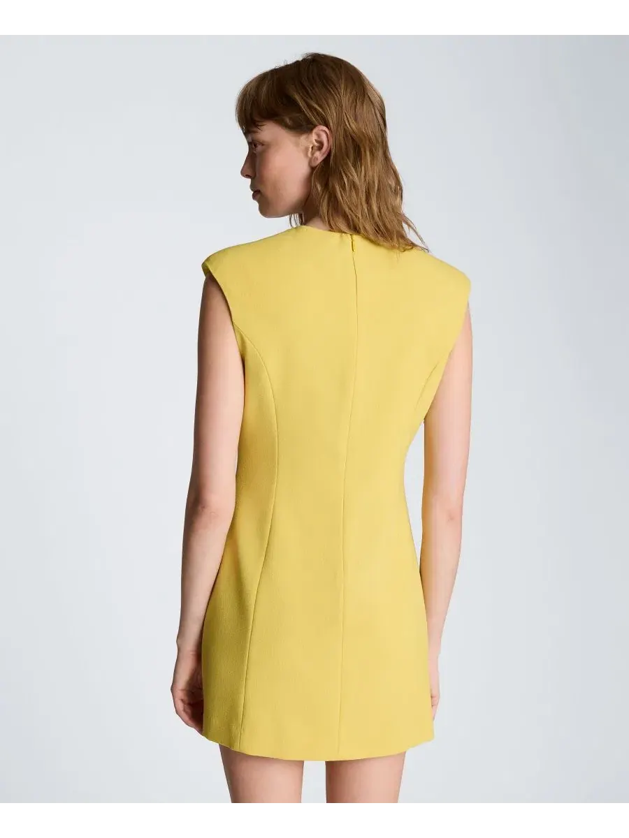 Платье миди без рукавов с круглым вырезом Kenneth Cole, Pear — изображение 7 из 7