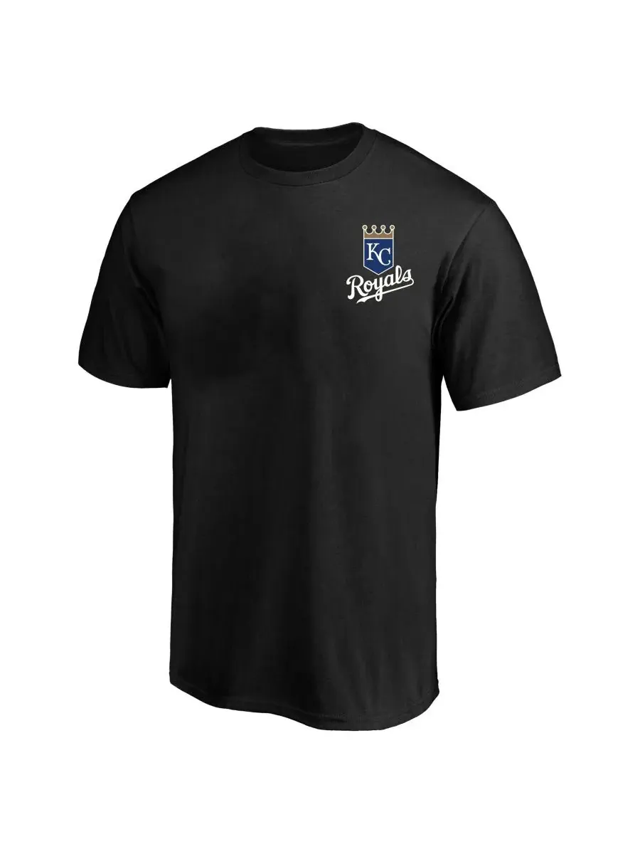 Футболка с двусторонним принтом Big Tall Kansas City Royals Fanatics — изображение 2 из 3, черный