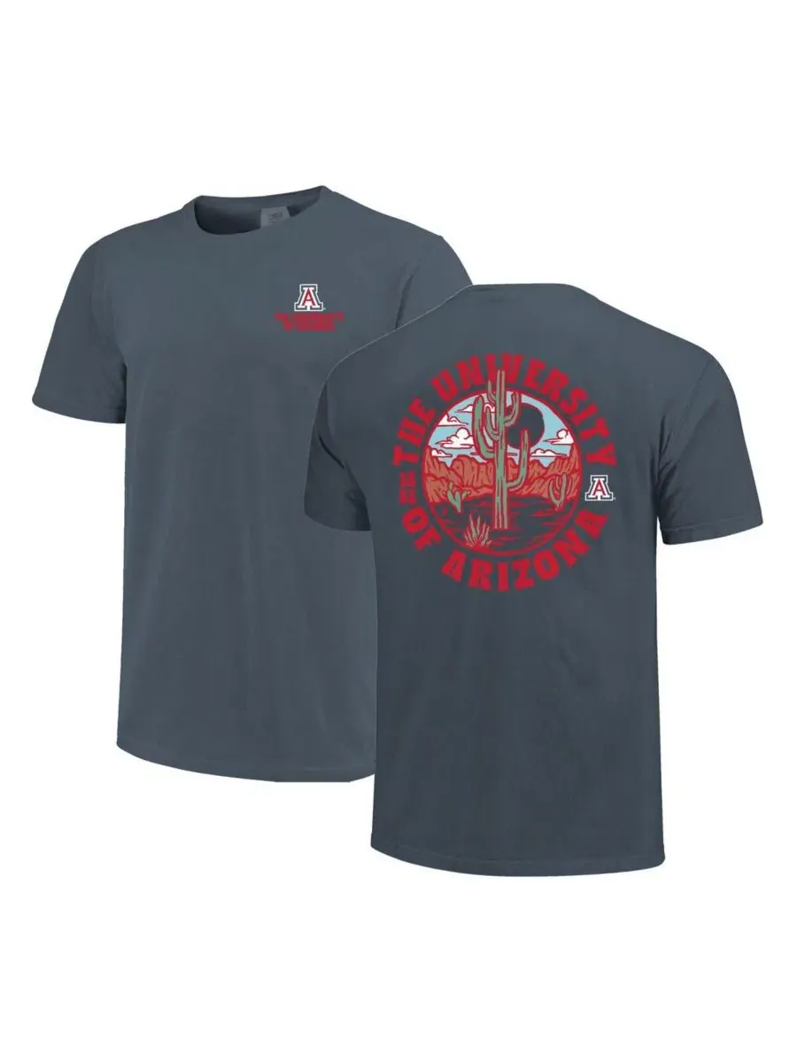 Мужская футболка с длинным рукавом из плотного хлопка Arizona Wildcats Comfort Colors Image One — изображение 1 из 3