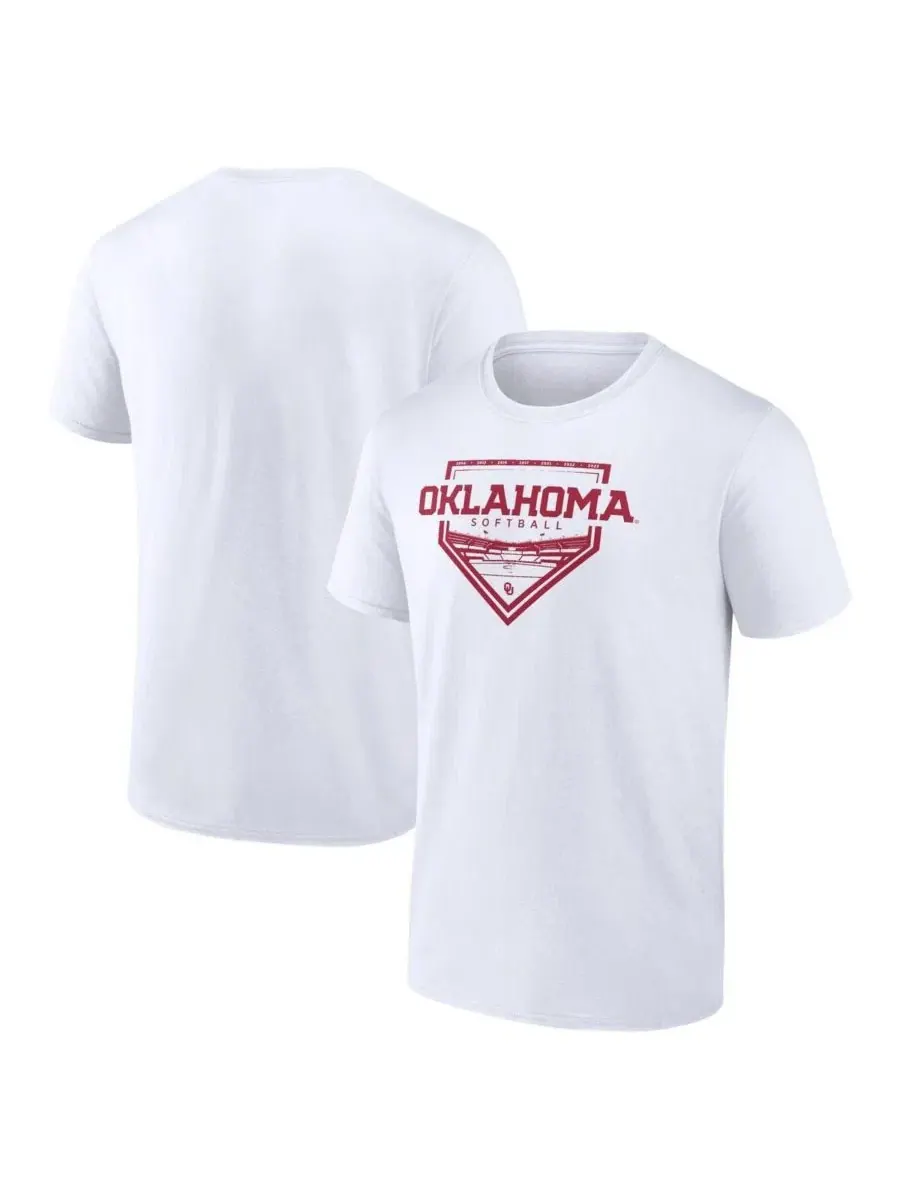 Футболка с принтом Oklahoma Sooners Mto Label Fanatics — изображение 1 из 3, белый