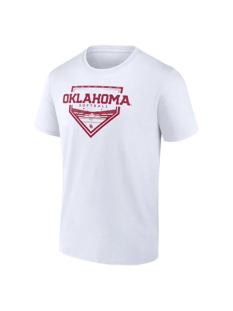 Футболка с принтом Oklahoma Sooners Mto Label Fanatics — изображение 2 из 3, белый