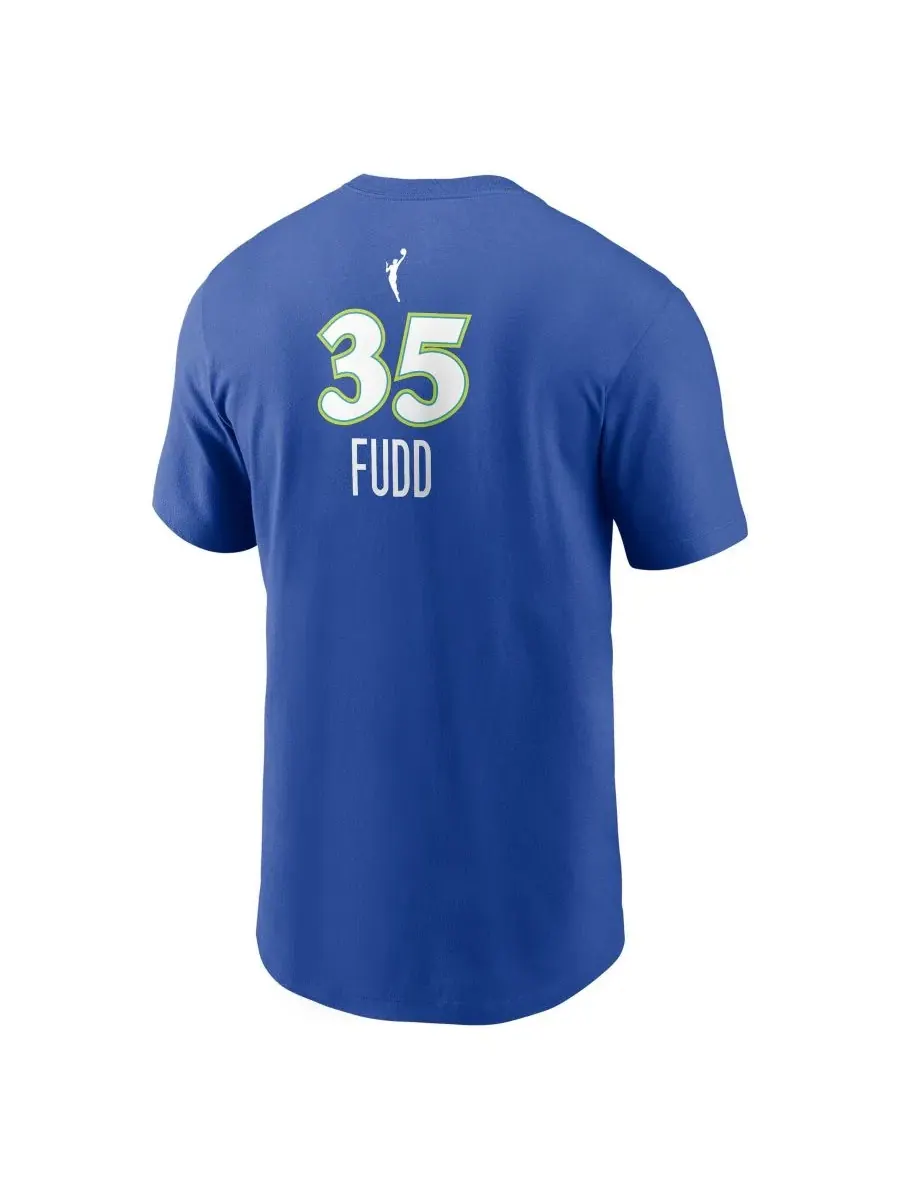 Футболка с принтом Azzi Fudd Dallas Wings Rebel Edition Name & Number Nike — изображение 3 из 3, синий