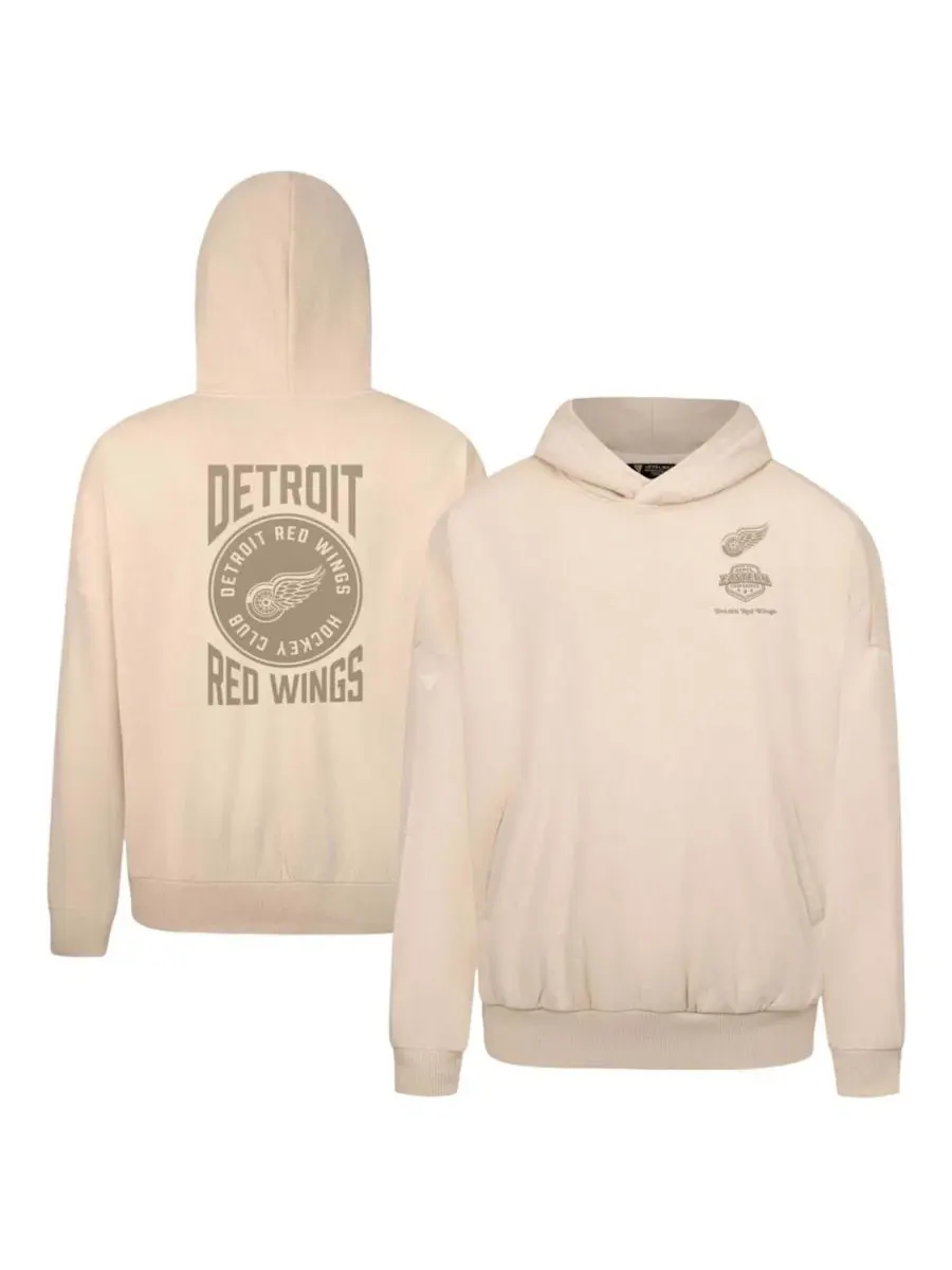 Худи мужское с принтом Contact Stamp LevelWear — бежевый
