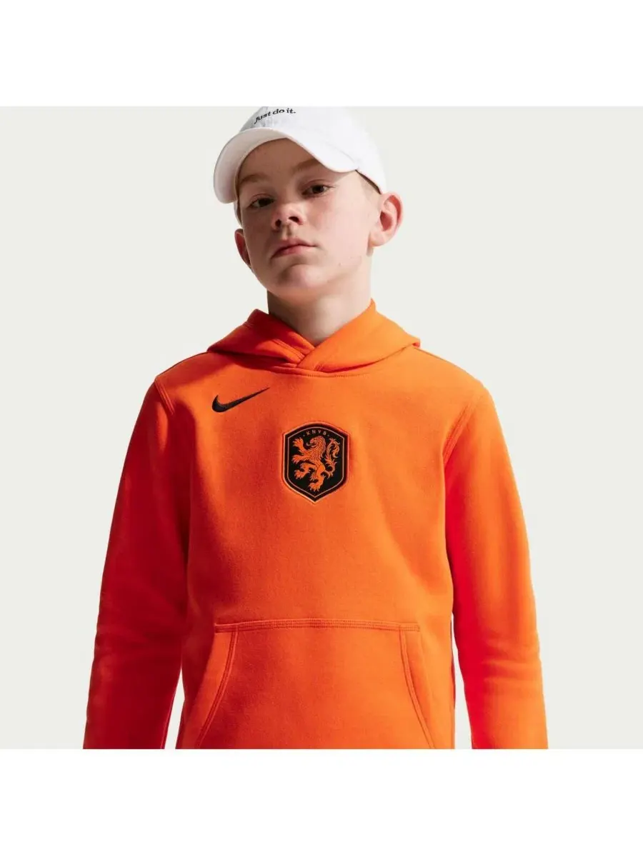 Худи Nike Netherlands National Team Club — изображение 4 из 5, оранжевый