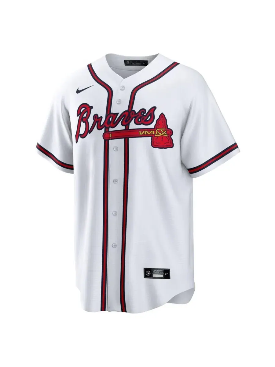 Мужская реплика джерси Drake Baldwin Atlanta Braves Home Nike — изображение 2 из 3, белый