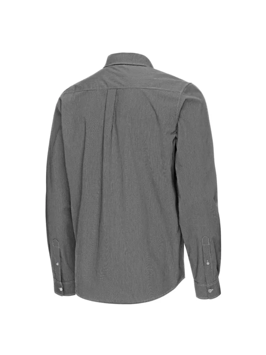 Мужская рубашка с длинным рукавом Porter Woven Antigua — изображение 3 из 3, черный белый