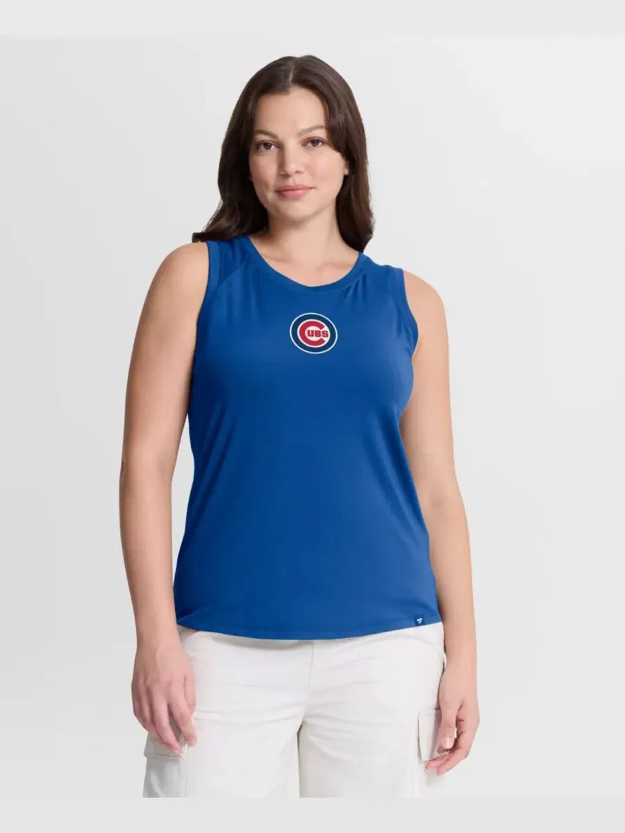 Топ без рукавов с сетчатой спинкой Chicago Cubs Fanatics — изображение 1 из 5, королевский